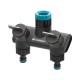 Кран разклонител 2-пътен Cellfast Double distributor ERGO™ 1/2-3/4-1"